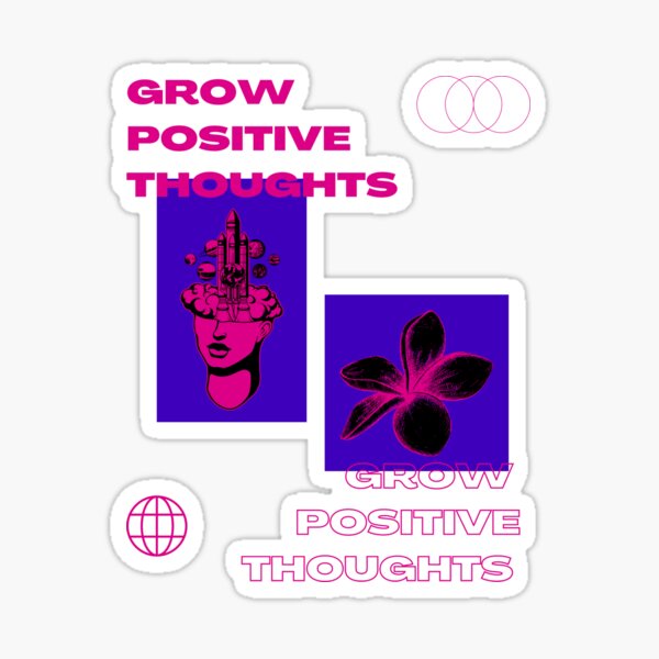 Artikel-Vorschau von positive Gedanken wachsen lassen, designt und verkauft von theluxuryshop.