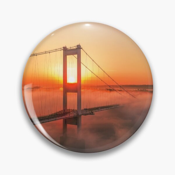 Item preview, Sunrise at Severn Bridge designed and sold by gaborfuto.
