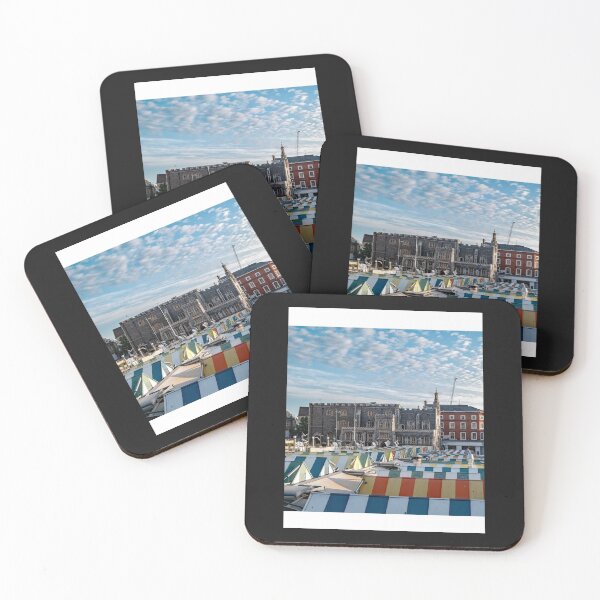 Item preview, A view across the outdoor market in the city of Norwich Graphic  designed and sold by RedBrickDesign.