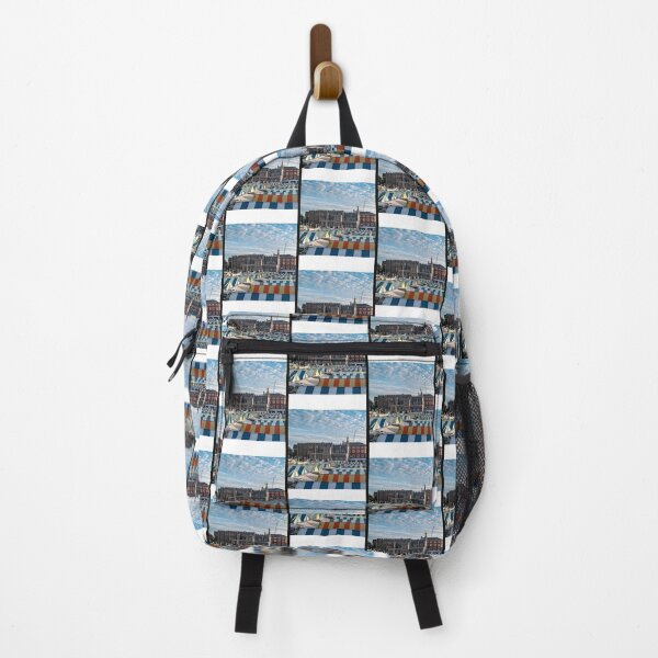 Item preview, A view across the outdoor market in the city of Norwich Graphic designed and sold by RedBrickDesign.