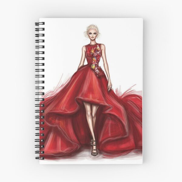 Item preview, red dress designed and sold by fatmamohamed.