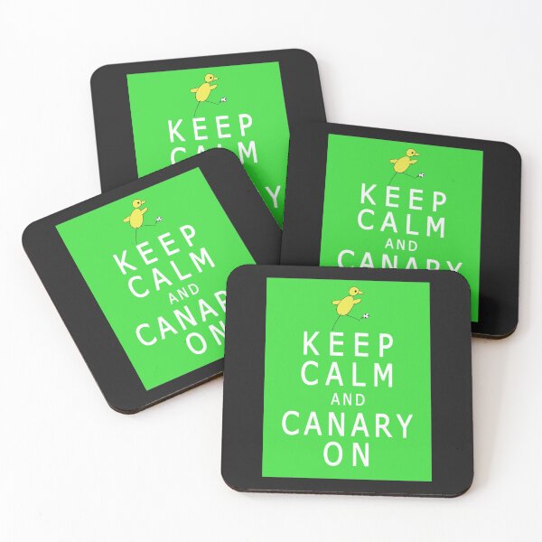 Item preview, Keep Calm and Canary On (Norwich City FC inspired)   designed and sold by RedBrickDesign.