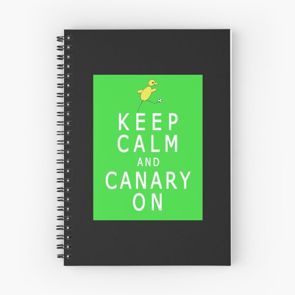 Item preview, Keep Calm and Canary On (Norwich City FC inspired)   designed and sold by RedBrickDesign.