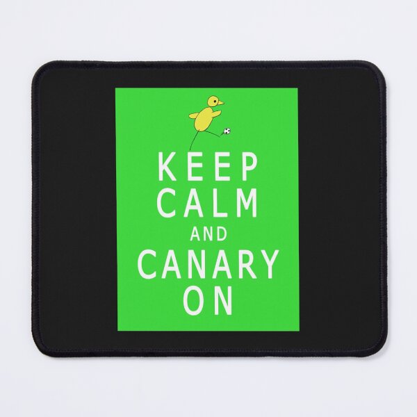 Item preview, Keep Calm and Canary On (Norwich City FC inspired)   designed and sold by RedBrickDesign.