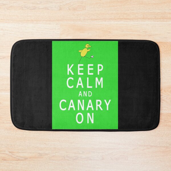 Item preview, Keep Calm and Canary On (Norwich City FC inspired)   designed and sold by RedBrickDesign.