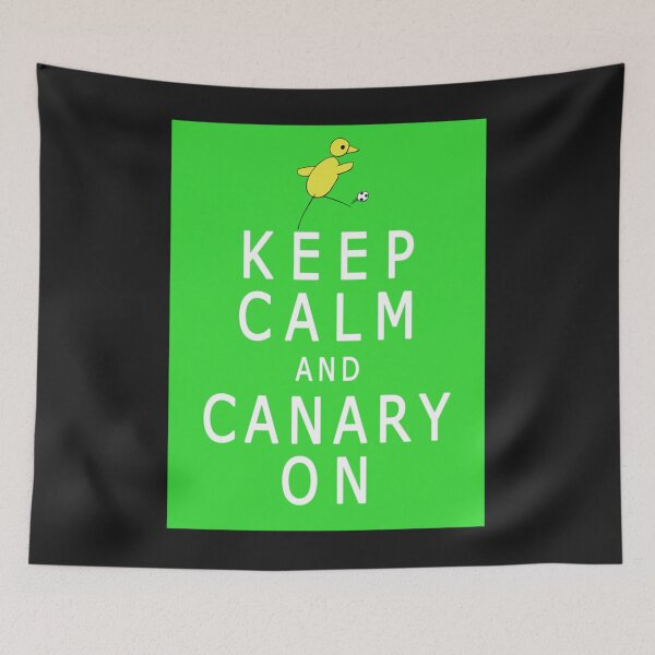 Item preview, Keep Calm and Canary On (Norwich City FC inspired)   designed and sold by RedBrickDesign.