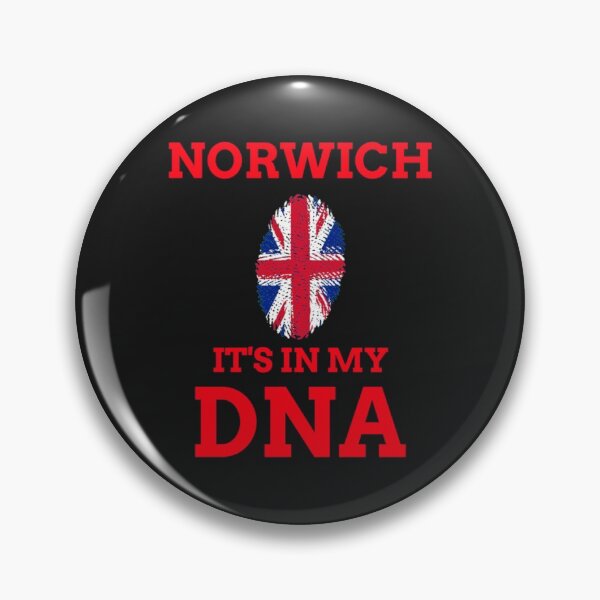Item preview, NORWICH , ENGLAND, UK It_s in my DNA, RED text, BRITISH FINGER PRINT, ENGLANDBritish FLAG designed and sold by RedBrickDesign.