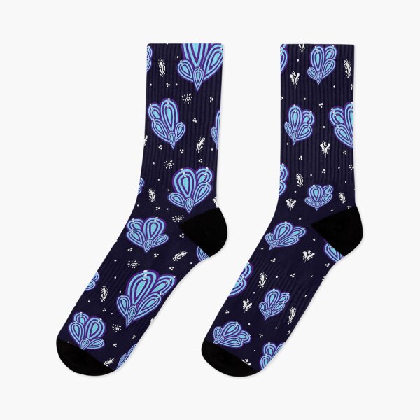 Item preview, Abstract zentangle pattern in blue,  violet and white colours designed and sold by irisman.