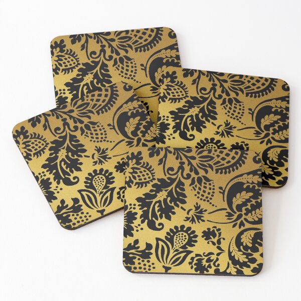 Item preview, Vintage golden floral pattern  designed and sold by bhavdip.