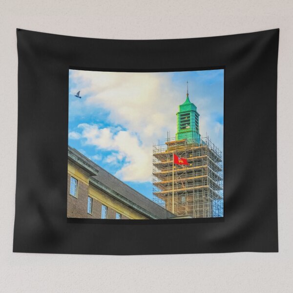 Item preview, Norwich City Hall, U.K Chiffon Top designed and sold by RedBrickDesign.