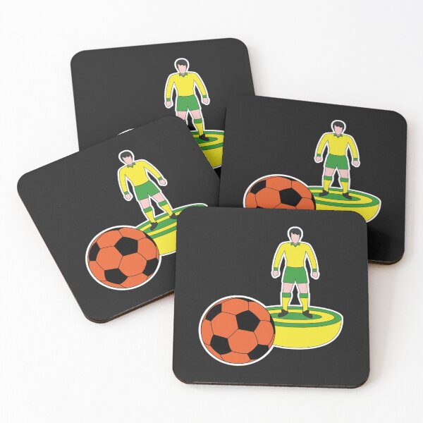 Item preview, Norwich City Inspired Subbuteo Player   designed and sold by RedBrickDesign.