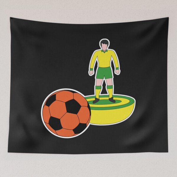 Item preview, Norwich City Inspired Subbuteo Player   designed and sold by RedBrickDesign.