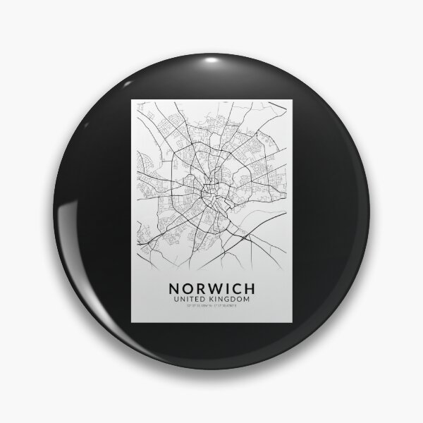Item preview, Norwich City Map   designed and sold by RedBrickDesign.