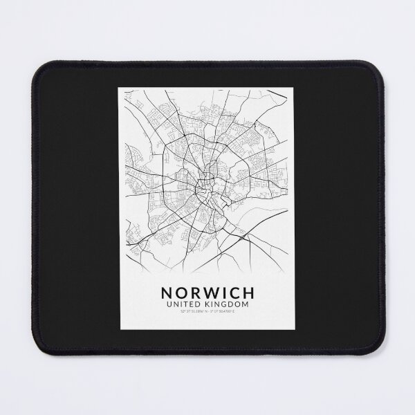 Item preview, Norwich City Map   designed and sold by RedBrickDesign.