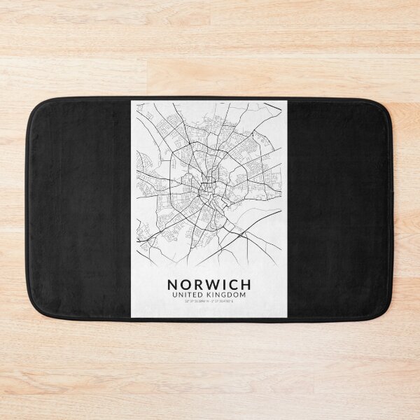 Item preview, Norwich City Map   designed and sold by RedBrickDesign.