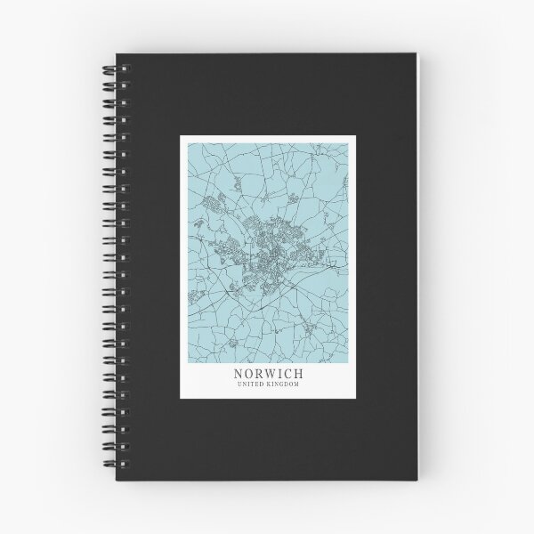 Item preview, Norwich City Street Map - England UK        designed and sold by RedBrickDesign.