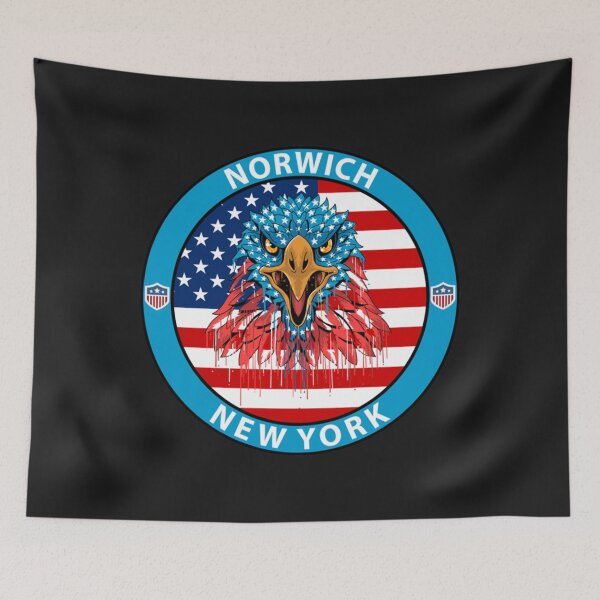 Item preview, Norwich New York   designed and sold by RedBrickDesign.