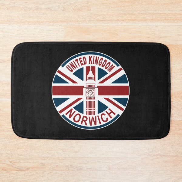 Item preview, Norwich United Kingdom UK Union Jack British Flag   designed and sold by RedBrickDesign.