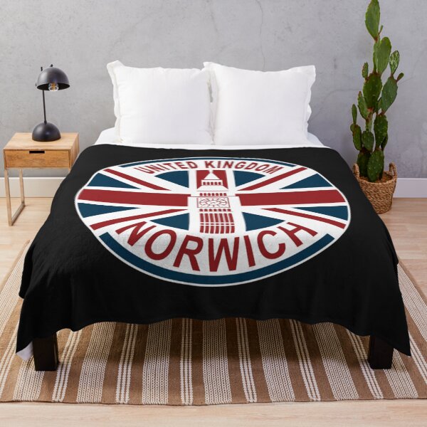 Item preview, Norwich United Kingdom UK Union Jack British Flag   designed and sold by RedBrickDesign.