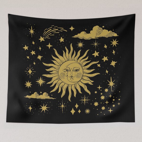 Item preview, sun and moon celestial art designed and sold by cutecrazytshirt.