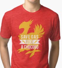 Save Gas Ride a Chocobo Tri-blend T-Shirt