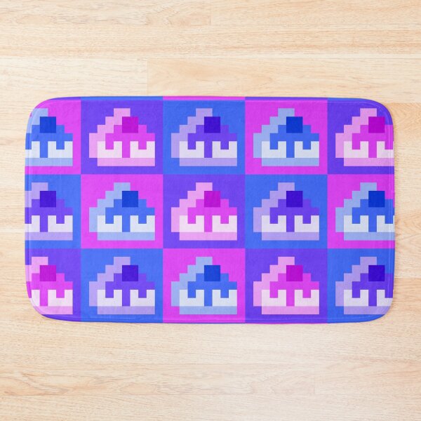 Item preview, Colorful Pixel Cheescakes, Pink Blue Purple designed and sold by rin3d .