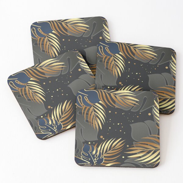 Item preview, Luxury Hawaiian Tropical Leaves Seamless Pattern designed and sold by GeeHanz.