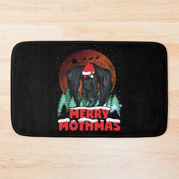 Item preview, Merry Mothmas - Cute Christmas Mothman Cryptid designed and sold by NatIntrovertSoc.