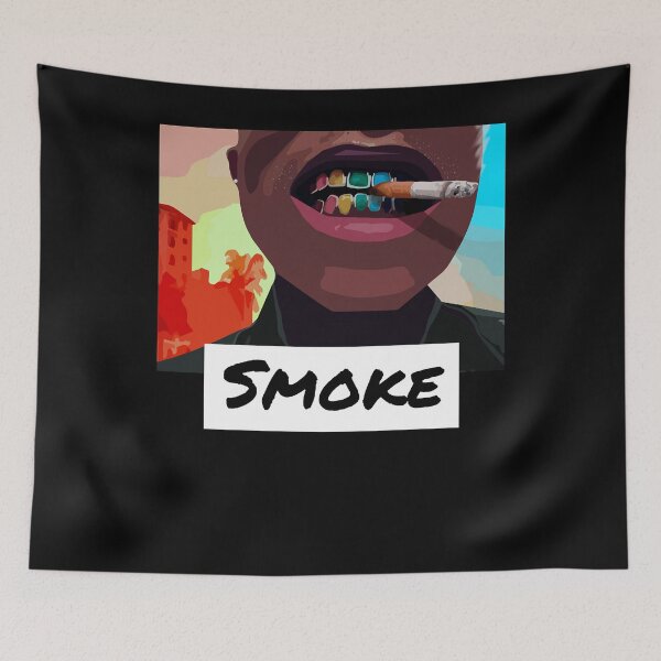 Item preview, Funny Gift for Smoke. Colored Teeth Classic Fan designed and sold by Mslaishaokuneva.