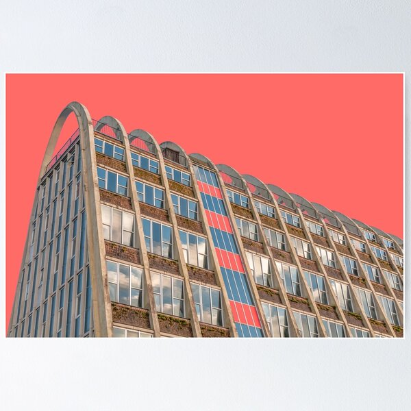 The Toast Rack Red Poster