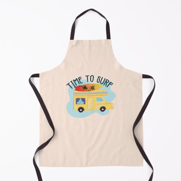Item preview, Yellow Van with Surfboard Sticker - Time to Surf designed and sold by Paper Hearteu.