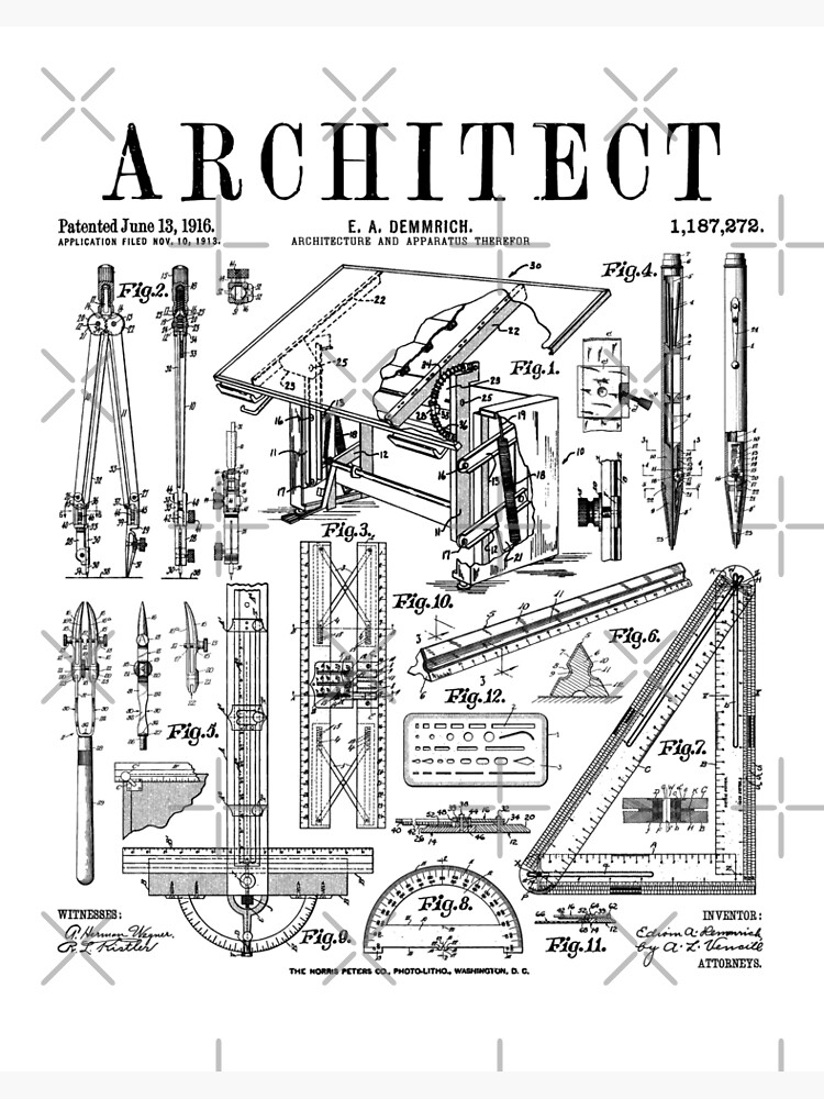 Vintage Architect Ruler 