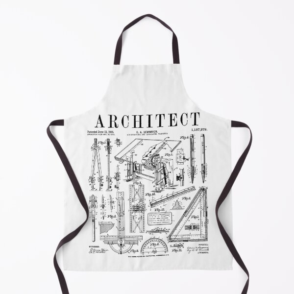 Item preview, Architect Architecture Student Tools Vintage Patent Print designed and sold by GrandeDuc.