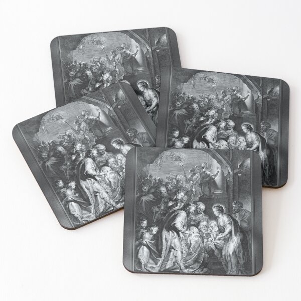 Item preview, Aanbidding der Koningen by Lucas Vorsterman I Classical Art Remastered Xzendor7 Old Masters Reproductions designed and sold by Xzendor7 Digital Art Creations.
