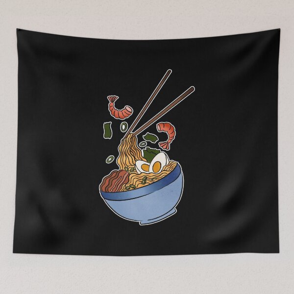 Item preview, Ramen Noodle Bowl Asian Japanese Food designed and sold by trajeado14.