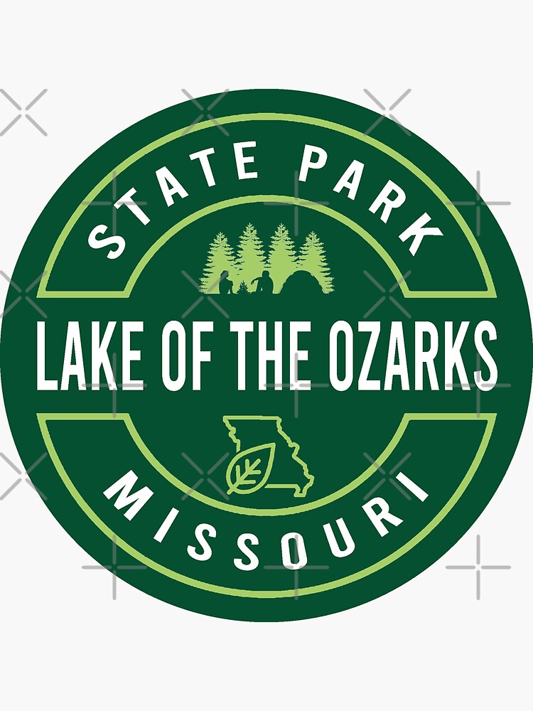 "Lake of the Ozarks State Park Logo" Sticker von VanyaKar Redbubble