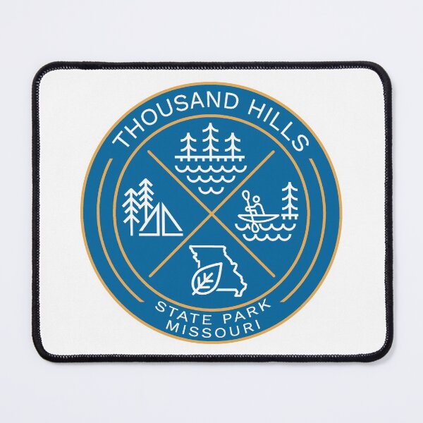 Item preview, Thousand Hills State Park Heraldic Logo designed and sold by VanyaKar.