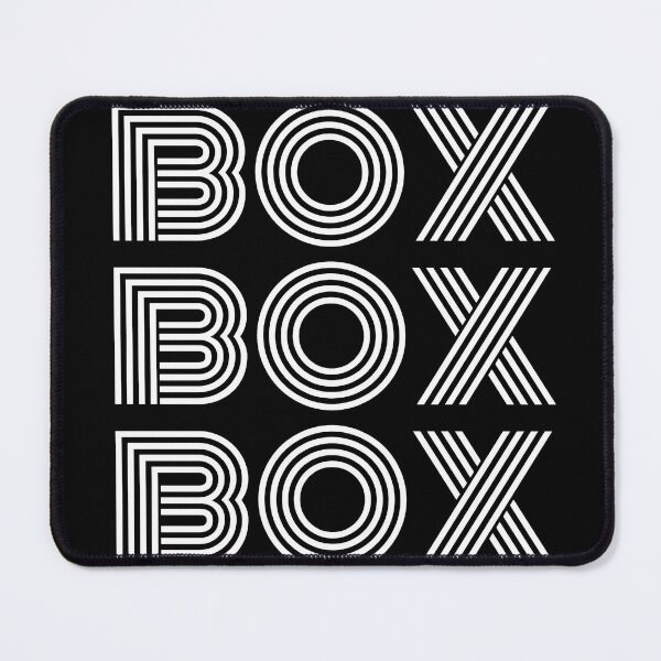 Item preview, "Box Box Box" F1 jargon ( white text  ) designed and sold by TheF1Racing.