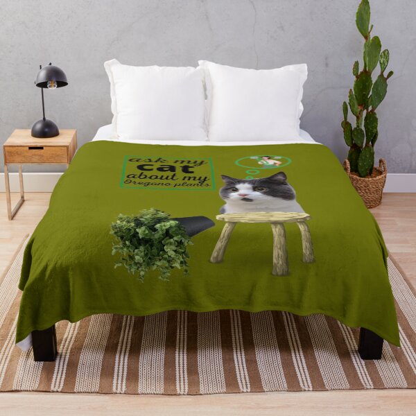 Item preview, Ask My Cat About My Oregano Plants designed and sold by AmeliaStore1.