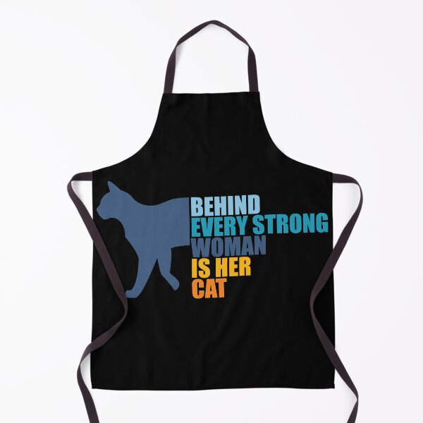 Item preview, Behind Every Strong Woman Is Her Cat designed and sold by RaybenMedia.