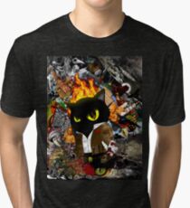 Cat Behemoth (Master & Margarita) Tri-blend T-Shirt