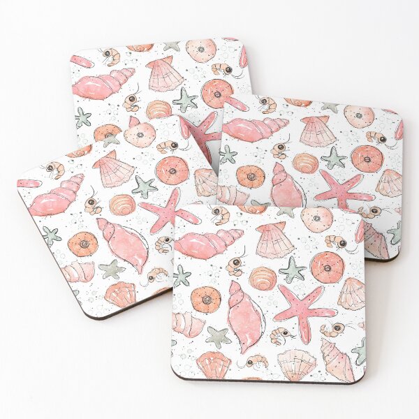 Item preview, Seashells and Shrimp designed and sold by RebeccaFlaherty.
