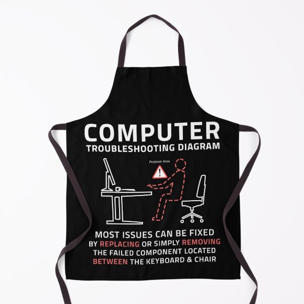 Item preview,  Funny Computer IT Troubleshooting Repair Guide Sarcastic PC MAC designed and sold by FunWearVM.