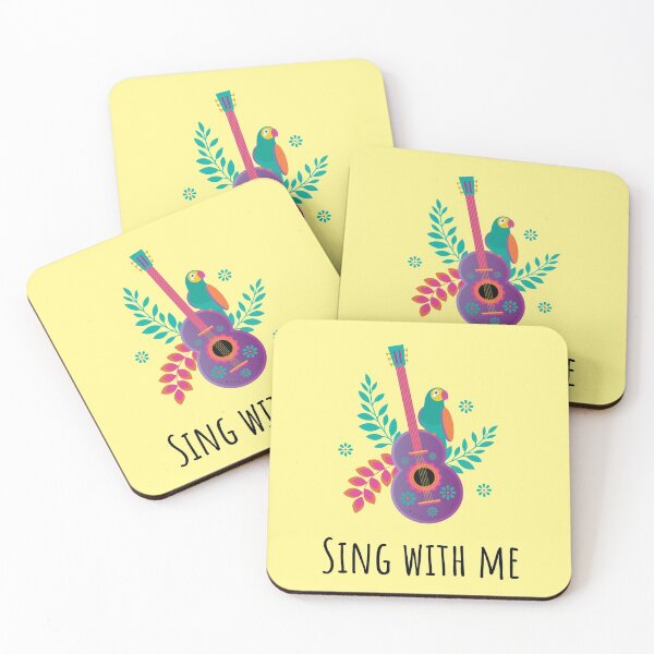 Item preview, Canta conmigo, guitarra morada designed and sold by lmcvinco.