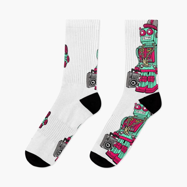 Item preview, funny robot hip hop-streetwear aesthetic designed and sold by Hartics.
