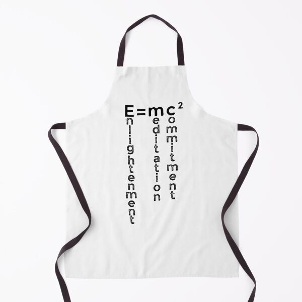 Item preview, E=mc2 enlightenment = meditation x commitment squared designed and sold by Kevin de La Tour.