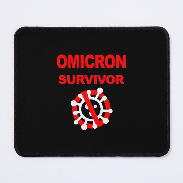 Item preview, Omicron Survivor, Omikron, Survived Omicron Virus Variant 2021 2022, Vaccination Complete, Fully Vaccinated, Vaccine Saves Lives, Dark designed and sold by Max-Wear.