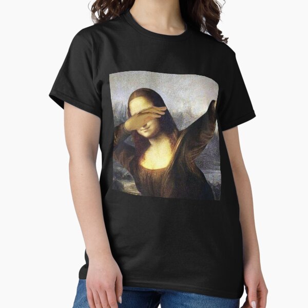 Artikel-Vorschau von mona lisa macht das tupfen meme, designt und verkauft von Made-By-Art.