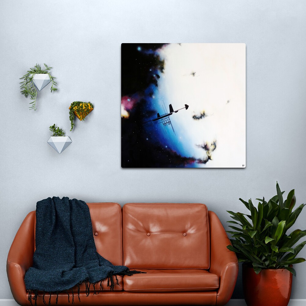 Impression métallique « Galactic center»