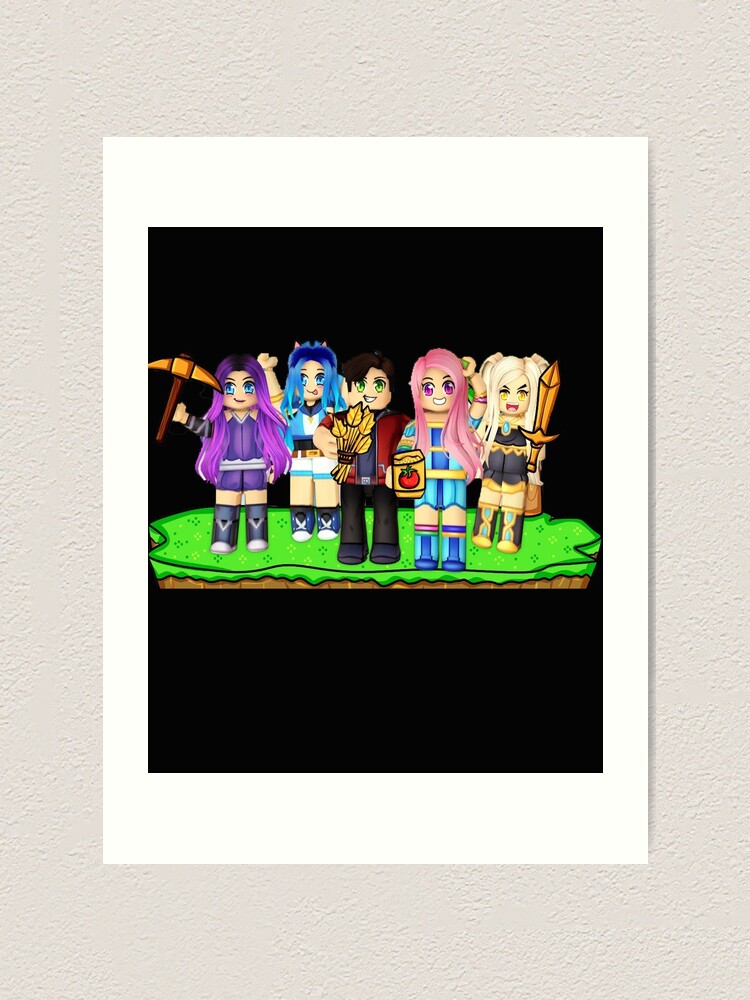 "MineCraft - Itsfunneh Krew Team" Art Print for Sale by Lihncoldbe